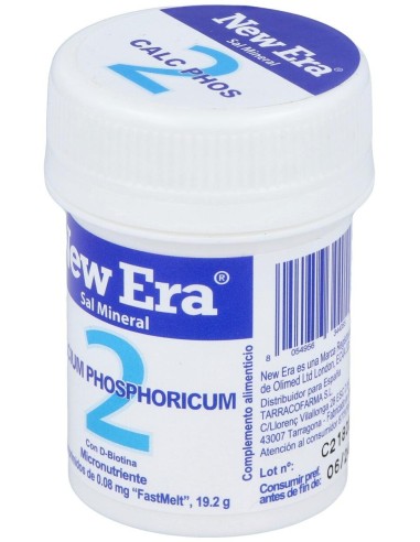 Sal Schussler Nº2 Calcium Phosphoricum 240Comp. de New Era