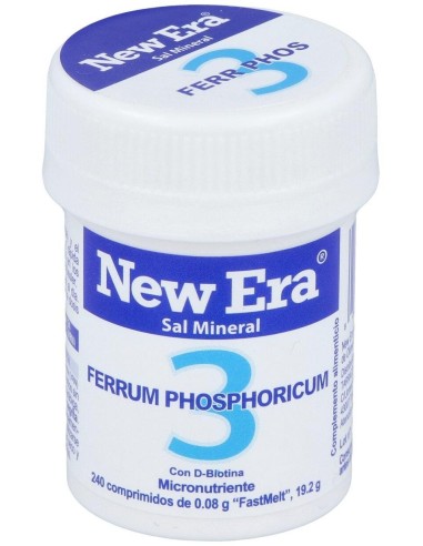 Sal Schussler Nº3 Ferrum Phosphoricum 240Comp. de New Era