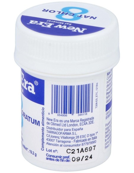 Sal Schussler Nº8 Natrium Chloratum 240Comp. de New Era