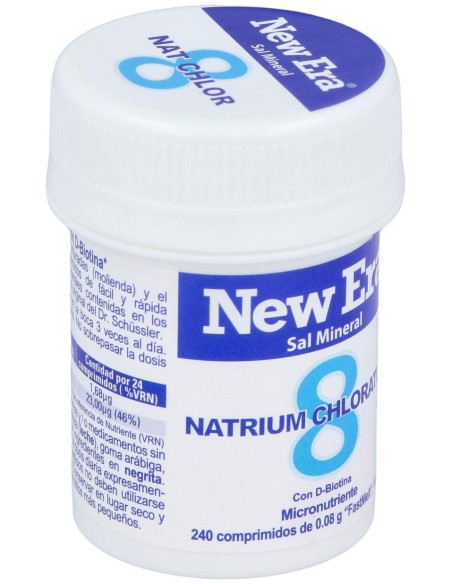 Sal Schussler Nº8 Natrium Chloratum 240Comp. de New Era