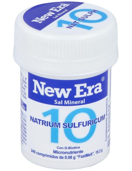 Sal Schussler Nº10 Natrium Sulfuricum 240Comp. de New Era