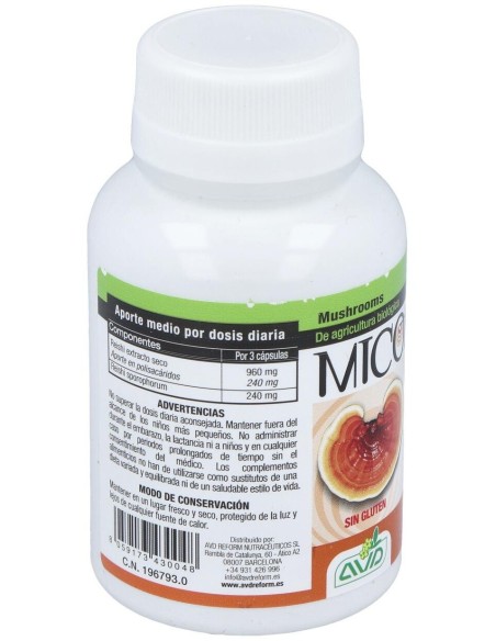 Micotherapy Reishi 90Cap. de Avd Reform