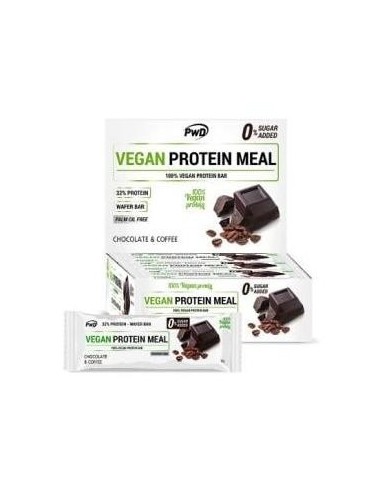 Vegan Protein Meal Barritas Choco-Coffee 12Uds. de Pwd