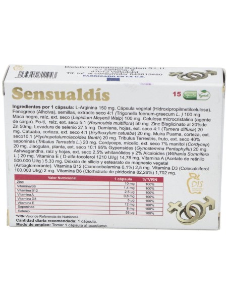 Sensualdis 15Cap. de Dis