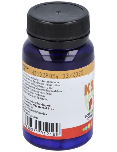 K2+D3 Plus 60Vcap. Vegan de Alfa Herbal