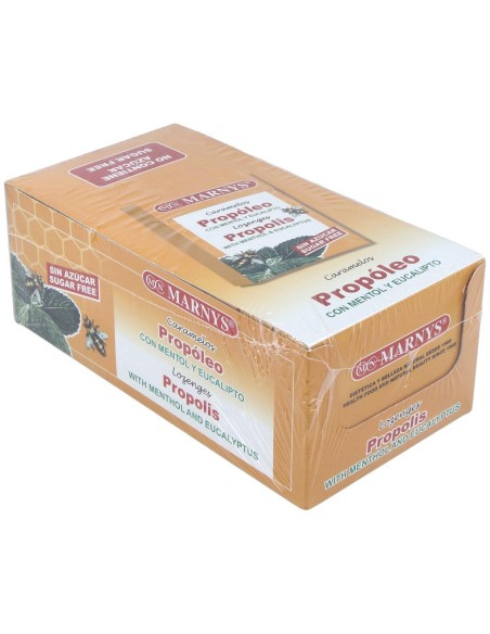 Caramelos Propoleo Sin Azucar Expositor 20Ud de Marnys