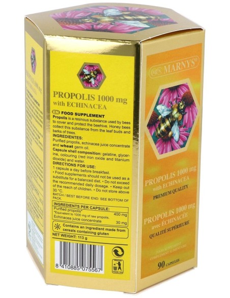 Propoleo 1000Mg.Con Echinacea  90Perlas de Marnys