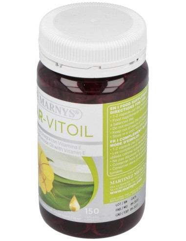 Aceite De Onagra (Mar-Vitoil) 500Mg. 150Perlas de Marnys