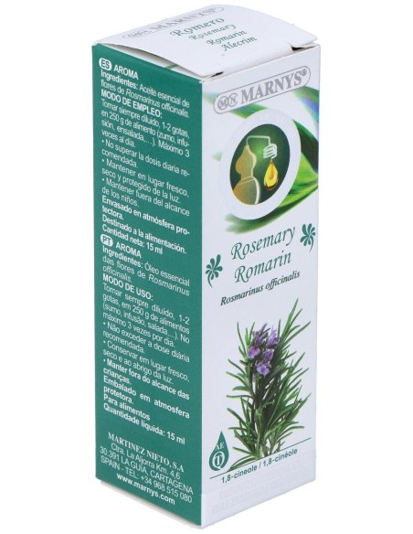 Romero Aceite Esencial Alimentario 15Ml. de Marnys