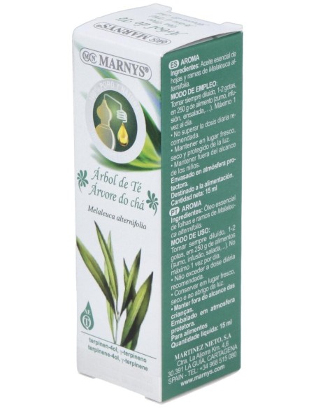 Tea Tree  Aceite Esencial Alimentario 15Ml. de Marnys