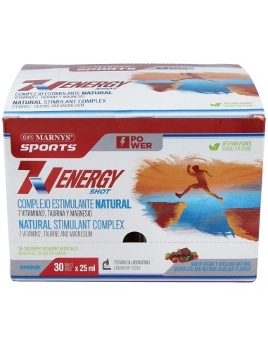 7V Energy Shots 30Viales de Marnys