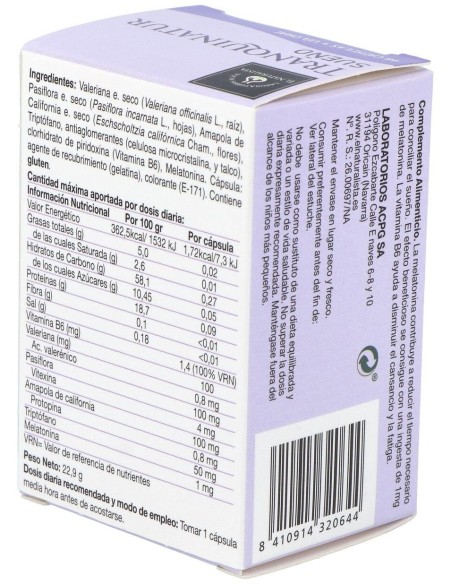 Tranquinatur Sueño 48Cap. de El Naturalista