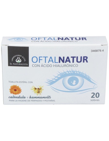 Oftalnatur 20Toallitas Oculares de El Naturalista