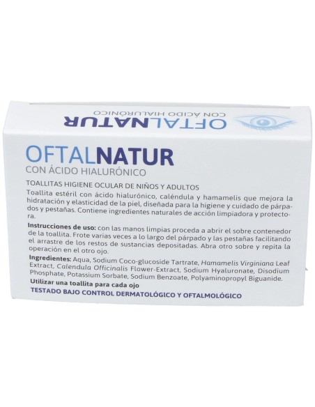 Oftalnatur 20Toallitas Oculares de El Naturalista