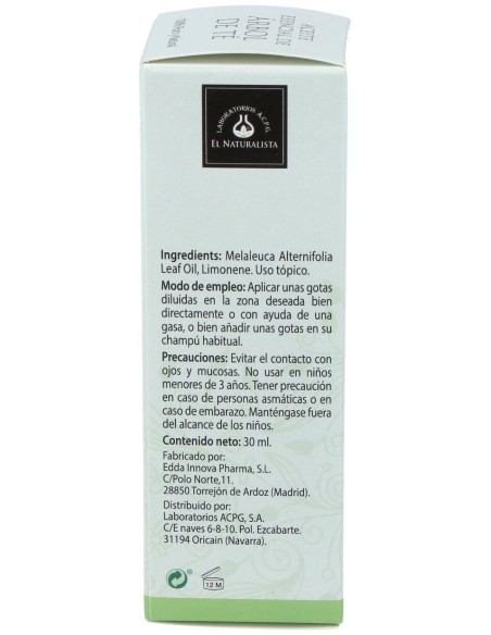 Aceite Arbol Del Te 30Ml. de El Naturalista