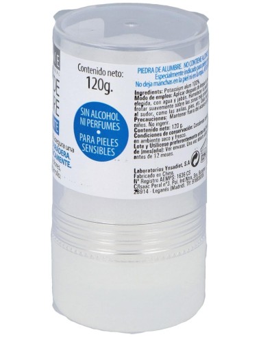 Desodorante Piedra Alumbre  120 Gr de Ynsadiet
