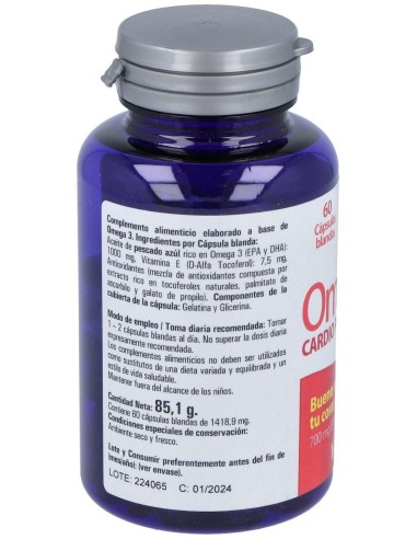 Cardio Plus Omega 60 Perlas  de Ynsadiet