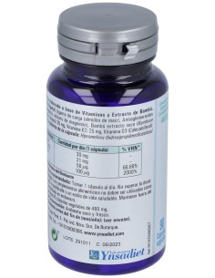 Vitamina D3 + K2 + Silic. Org. 90 Comp de Ynsadiet 2