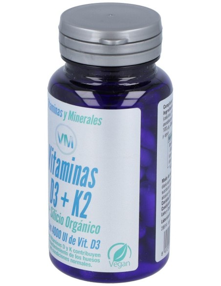 Vitamina D3 + K2 + Silic. Org. 90 Comp de Ynsadiet