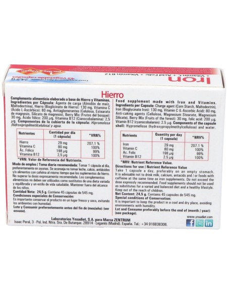 Hierro 45 Caps. V de Ynsadiet