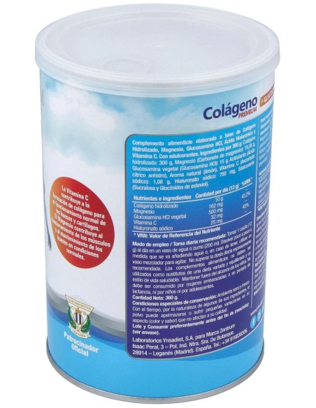 Colágeno Premium Hidrolizado 360 Gr de Ynsadiet