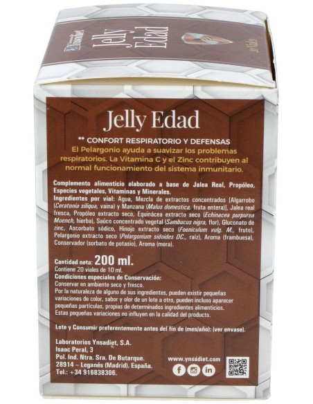 Jelly Edad 0% Azucar 20 Viales de Ynsadiet