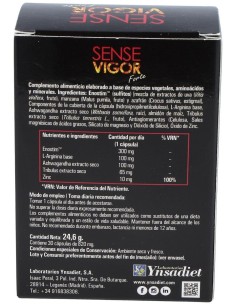 Sense Vigor Forte  30 Caps. V de Ynsadiet 2
