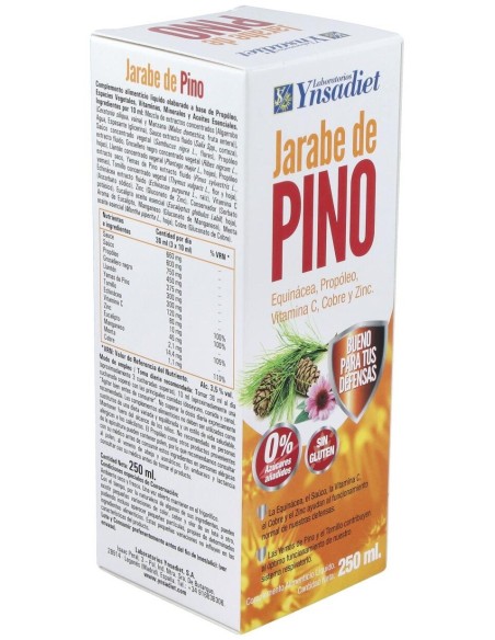Pino-Protect Jarabe 0% Azúcar 250 Ml de Ynsadiet