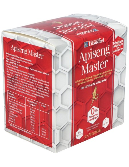 Apiseng Master  0% Azucar 20 Amp de Ynsadiet