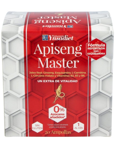 Apiseng Master  0% Azucar 20 Amp de Ynsadiet