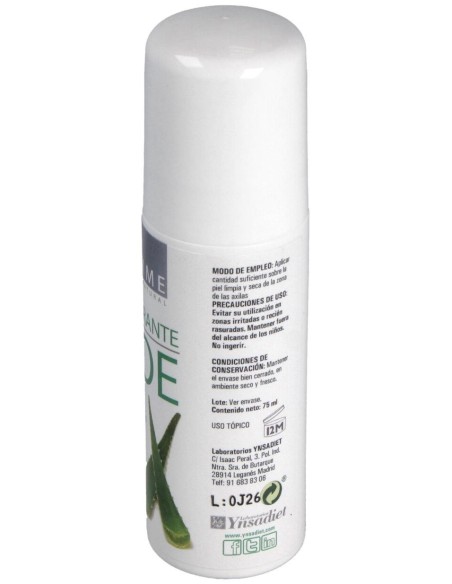 Desodorante  Aloe Vera 75 Ml de Ynsadiet
