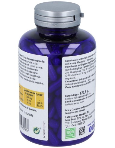 Levacinc 225 Caps. V de Ynsadiet