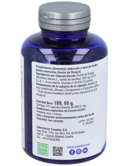 Onasol Vegetal 275 Perlas. V de Ynsadiet