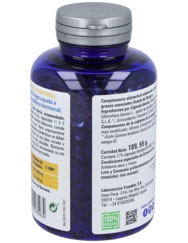 Onasol Vegetal 275 Perlas. V de Ynsadiet