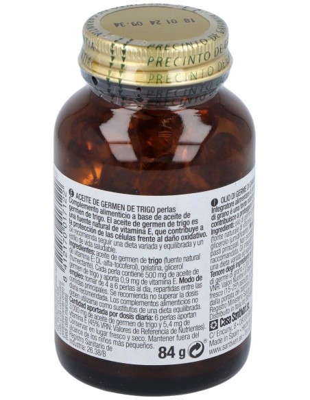 Aceite De Germen De Trigo 120Perlas de Santiveri