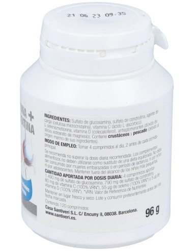 Artrosin Glucosamina+Condroitina 120Comp. de Santiveri