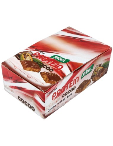 Barritas Protein Cacao Caja 16Ud. de Santiveri