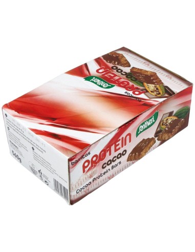 Barritas Protein Cacao Caja 16Ud. de Santiveri
