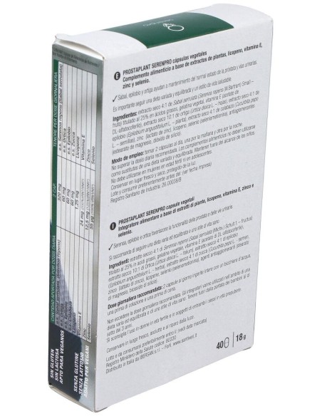 Prostaplant Serenpro 40Cap. de Santiveri
