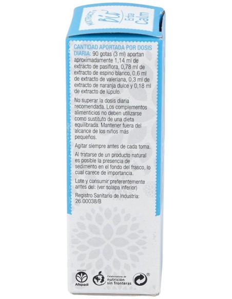 Mixtract 2 Erbacalm 50Ml. Bio de Santiveri