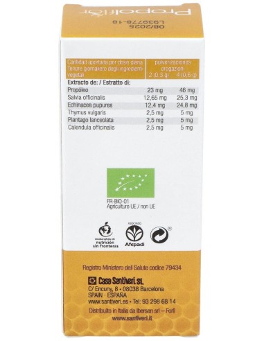 Propolflor Spray 30Ml. Bio de Santiveri