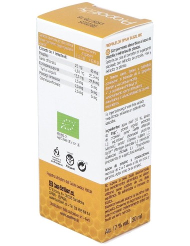 Propolflor Spray 30Ml. Bio de Santiveri