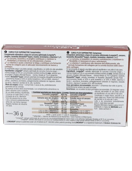 Curcu Flex Superactive 48Comp. de Santiveri