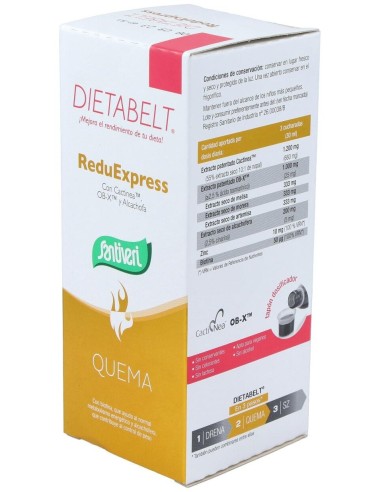 Dietabelt Quema Reduexpress 240Ml. de Santiveri