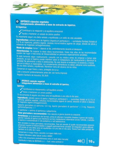 Hiperico 40Cap. de Santiveri