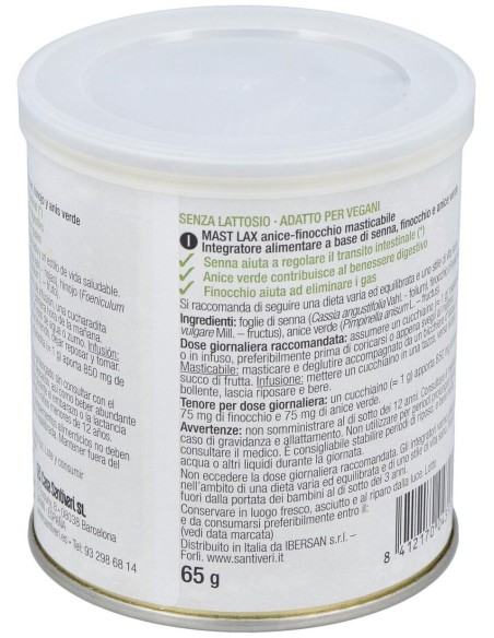 Sanaflor Mast-Lax Gases Anis-Hinojo 65Gr. de Santiveri