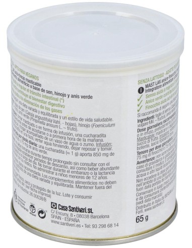 Sanaflor Mast-Lax Gases Anis-Hinojo 65Gr. de Santiveri