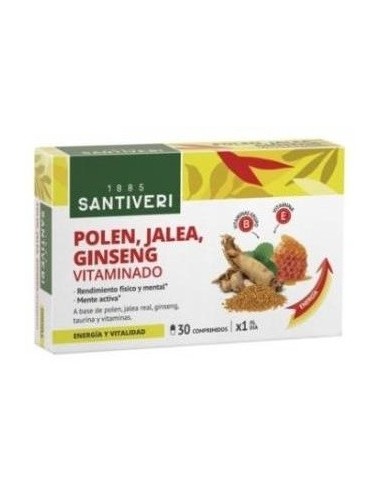 Polen+Jalea+Ginseng 30Comp. de Santiveri