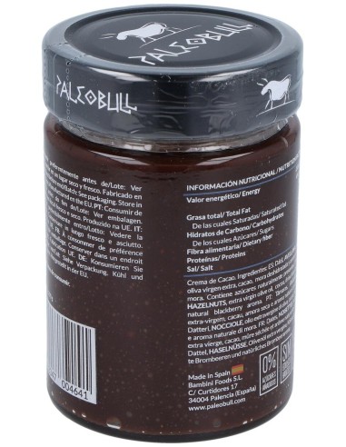 Ambrosia Crema De Mora 300Gr. de Paleobull