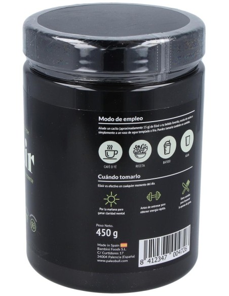 Paleobull Elixir Colageno+Aceitetcm Chocolat 450Gr de Paleobull